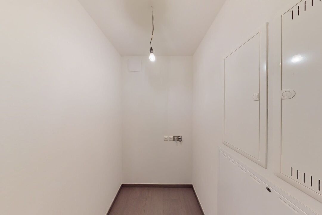 Abstellraum mit WM Anschluss Musterwohnung