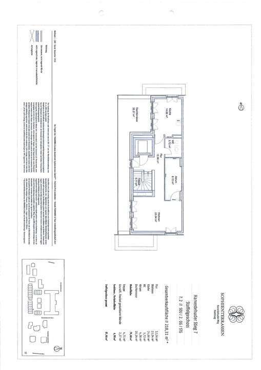 Grundriss Staffelgeschoss