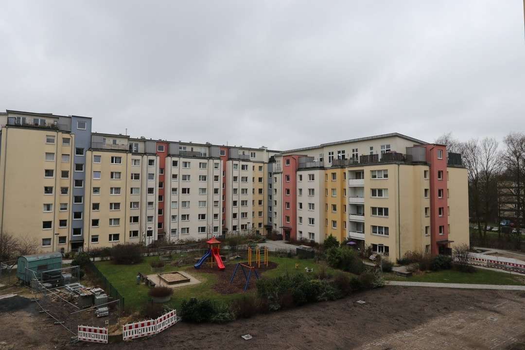 Blick vom Balkon